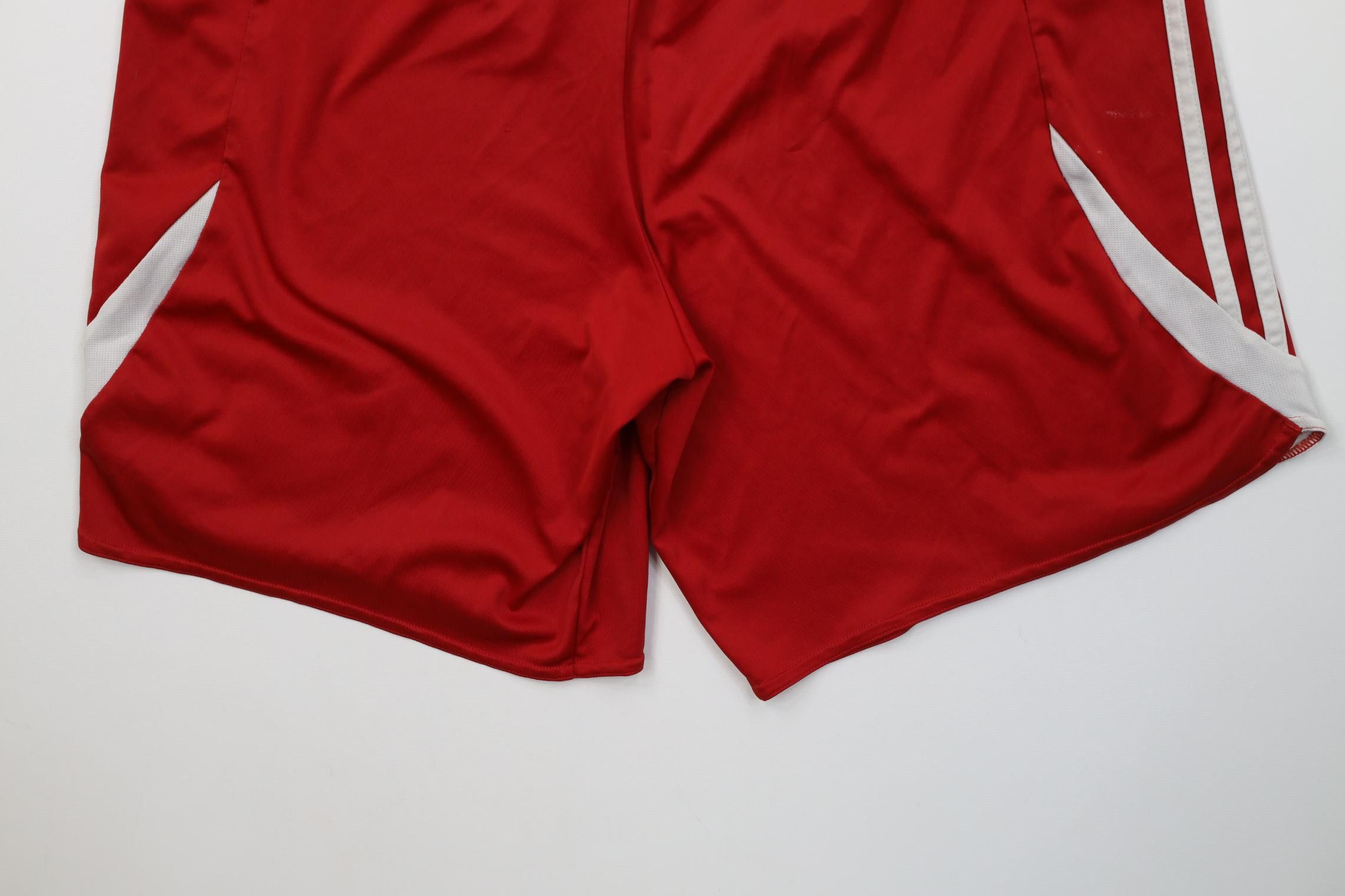 Adidas Vintage Y2K Adidas Running Jogging Soccer Shorts Red Striped Size US 34 / EU 50 - 13 Thumbnail
