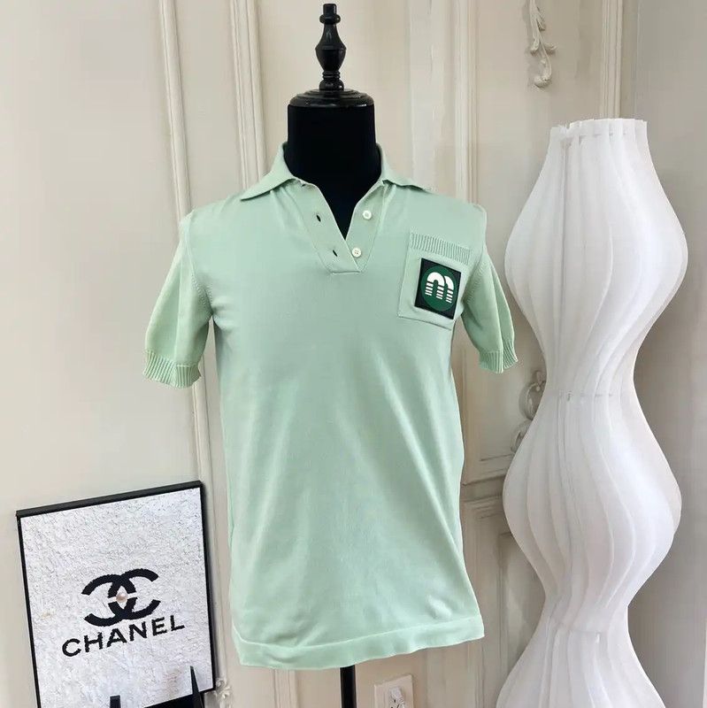 Miu Miu Green Nylon Women's T-shirt 0089