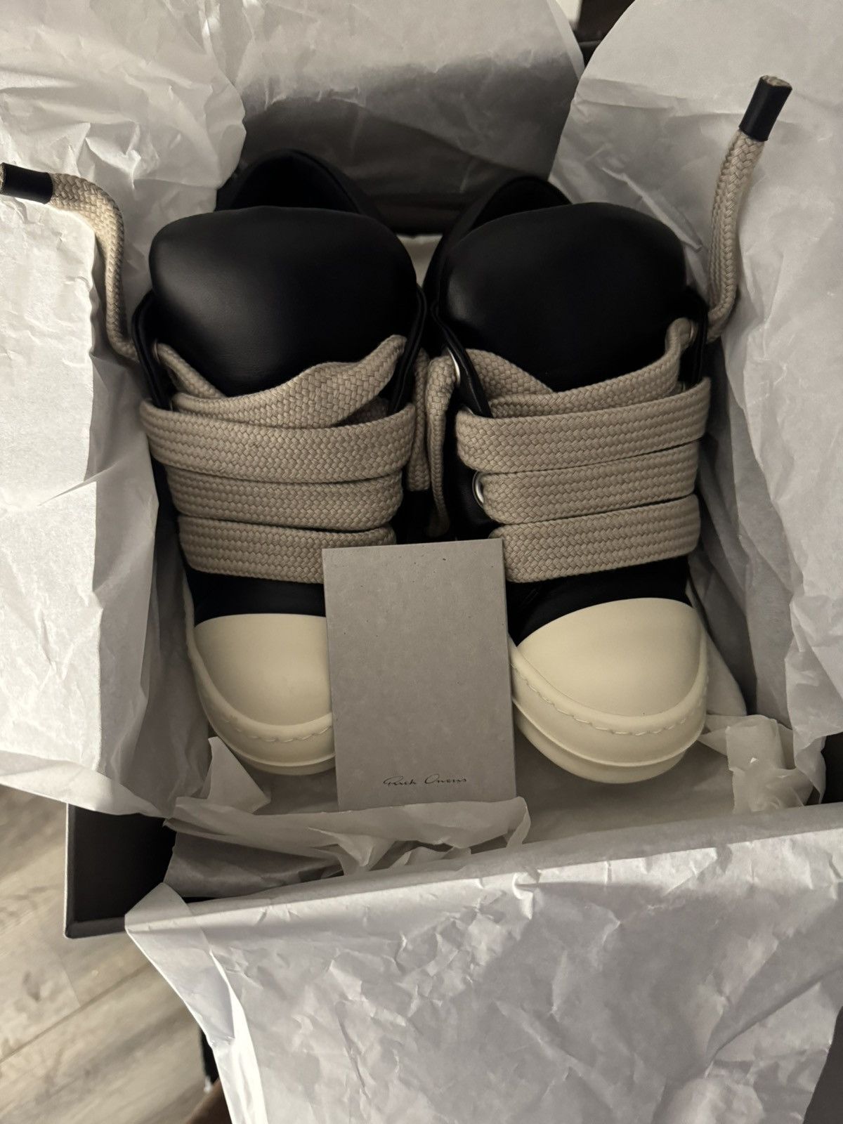 Rick Owens Rick Owen’s Jumbo Laced Sneakers Size US 8 / IT 38 - 5 Thumbnail