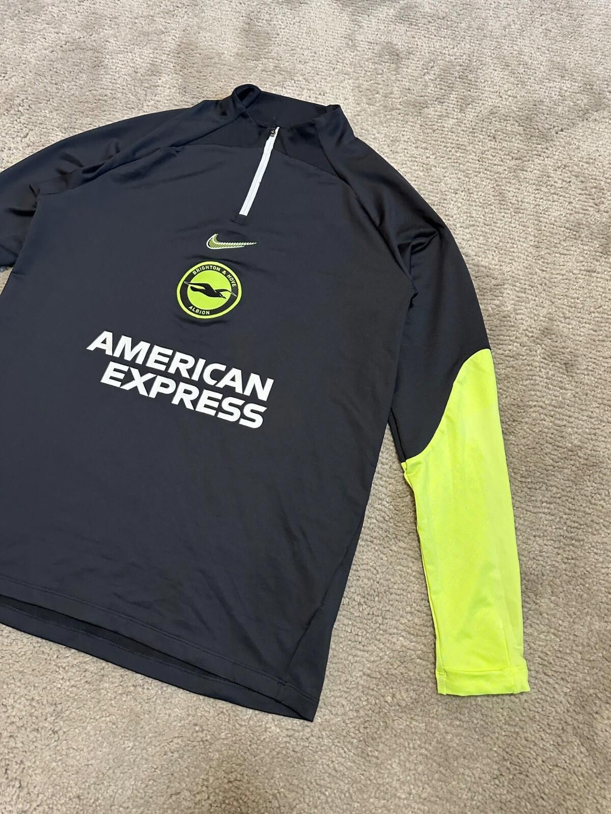 Nike Nike Brighton 2022-23 Football Soccer Drill Top 1/4 Zip Size US L / EU 52-54 / 3 - 3 Thumbnail