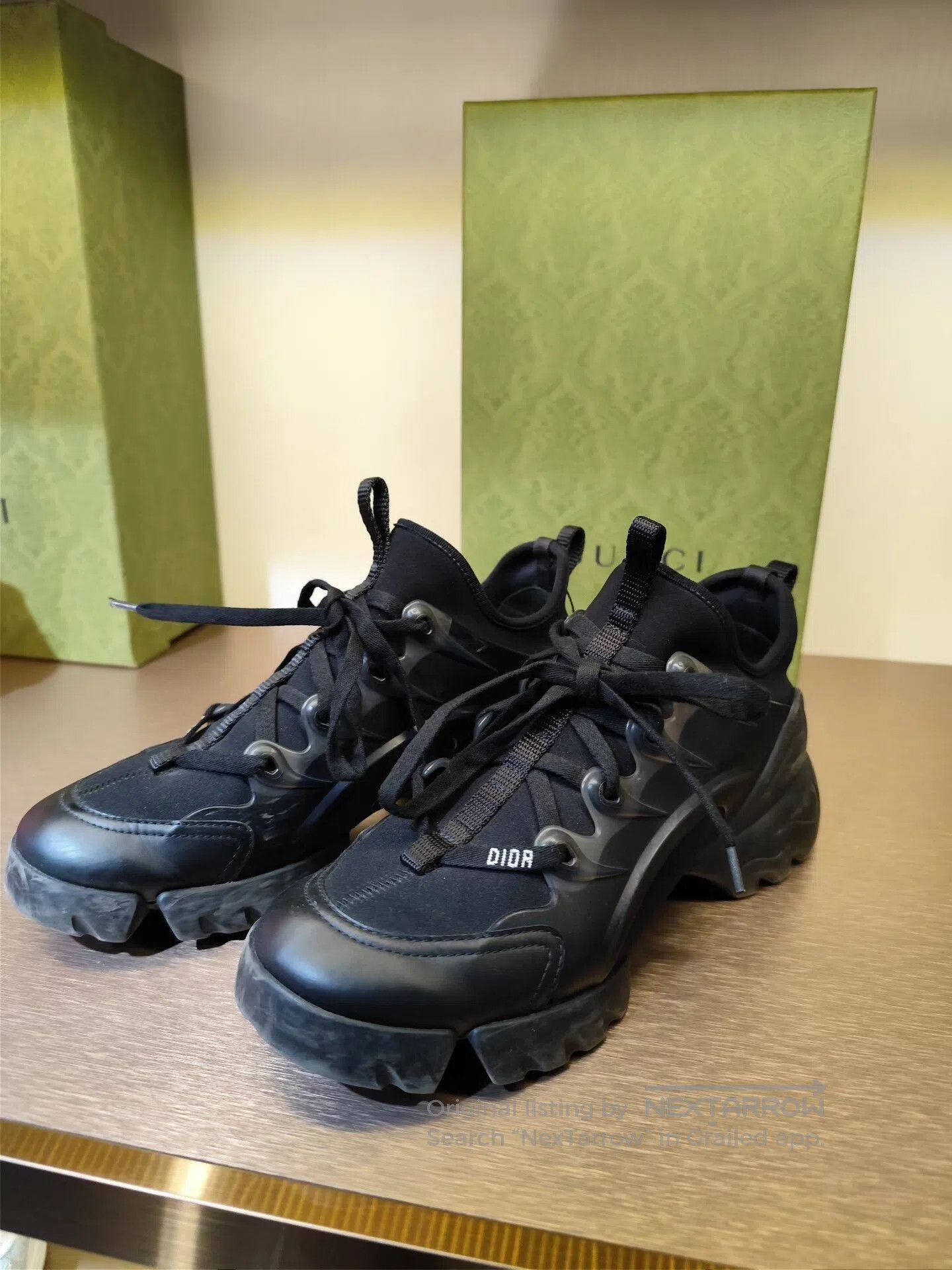 Dior dior black connect sneakers size 37. Size US 5 / EU 37 - 1 Thumbnail