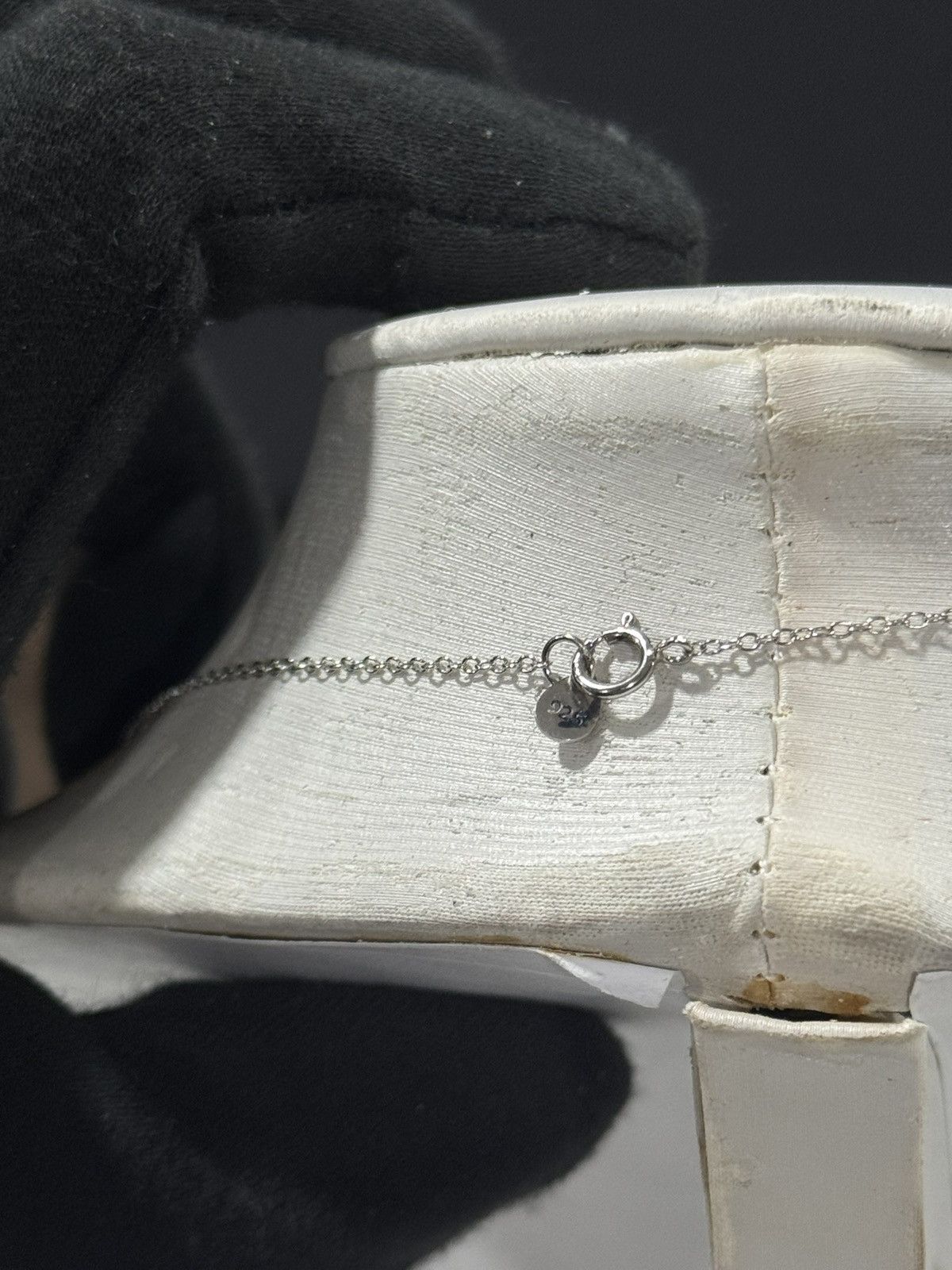 Sterling Silver 925 Sterling Silver Family Circle Necklace | CZ Halo Pendant Size ONE SIZE - 11 Thumbnail