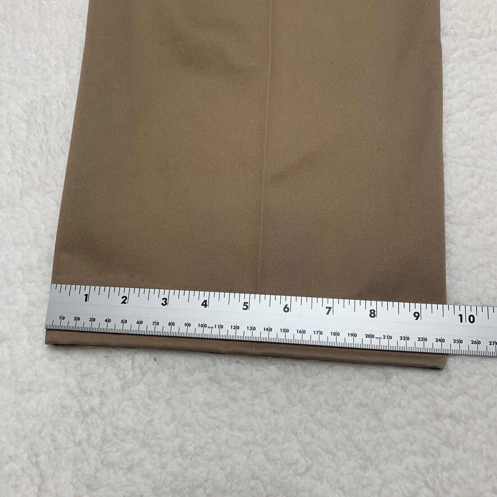 L.L. Bean L.L. Bean Dress Slacks Chino Men's Sz 42 Wide Dark Khaki Size US 42 / EU 58 - 4 Thumbnail
