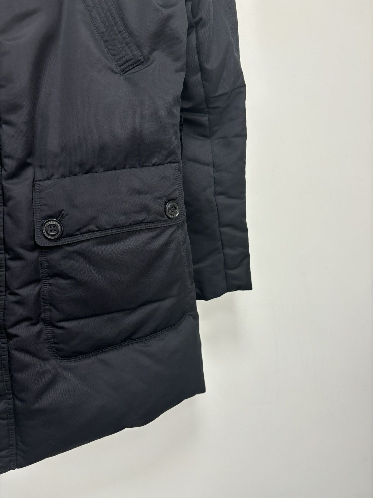 Trussardi Trussardi Jeans Men’s Black Hooded Down Puffer Jacket Coat Size US M / EU 48-50 / 2 - 9 Thumbnail