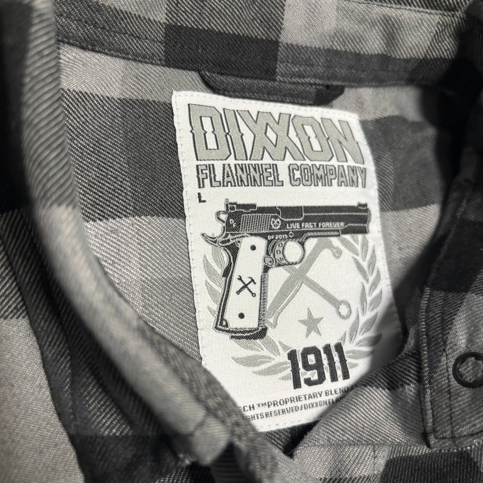 Dixxon Dixxon Flannel Co. 1911 Flannel Button Shirt Sz S Women Gray Size S / US 4 / IT 40 - 3 Thumbnail