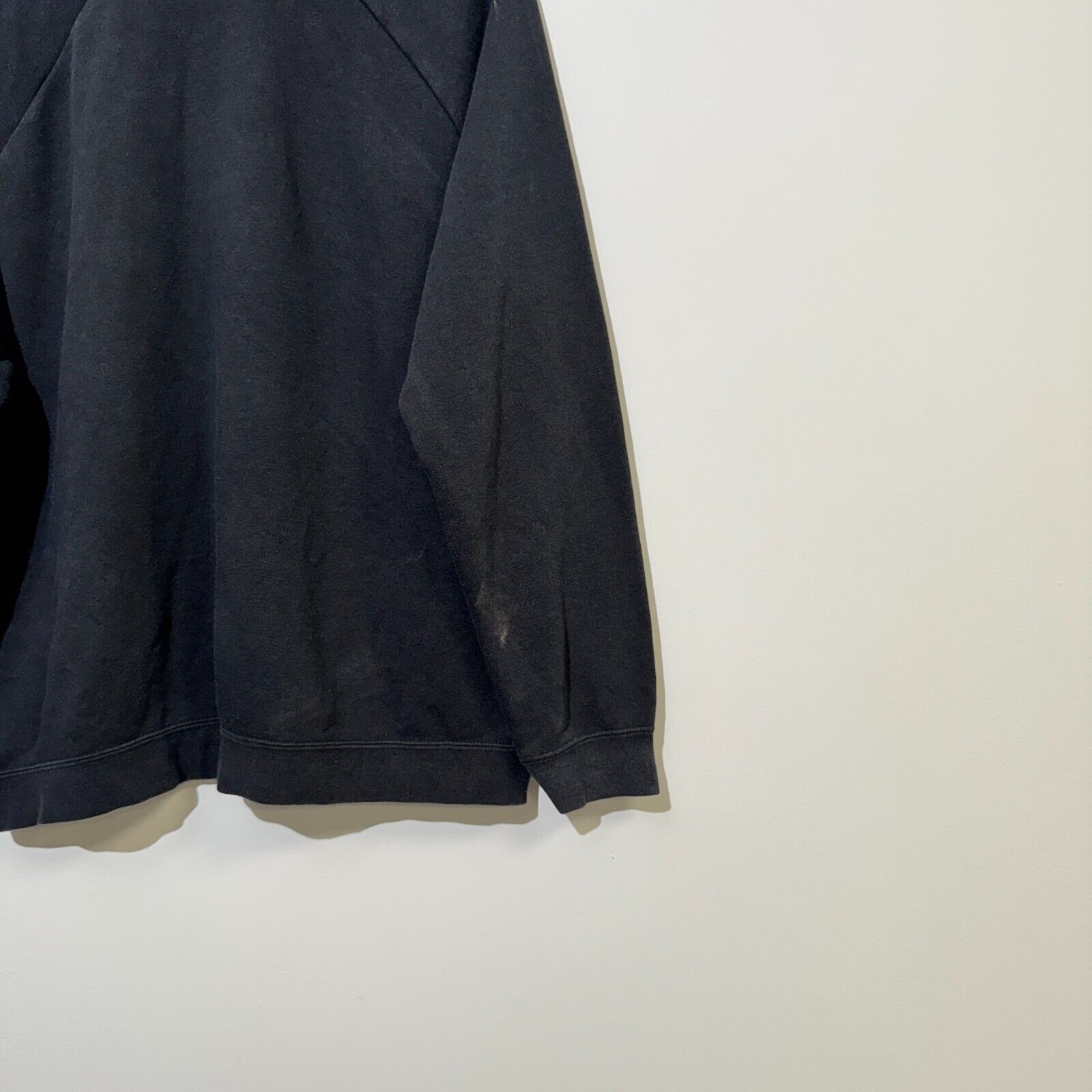Nike × Vintage Nike Unisex Black Cotton Crop Top Crewneck Size XL Size US XL / EU 56 / 4 - 10 Thumbnail