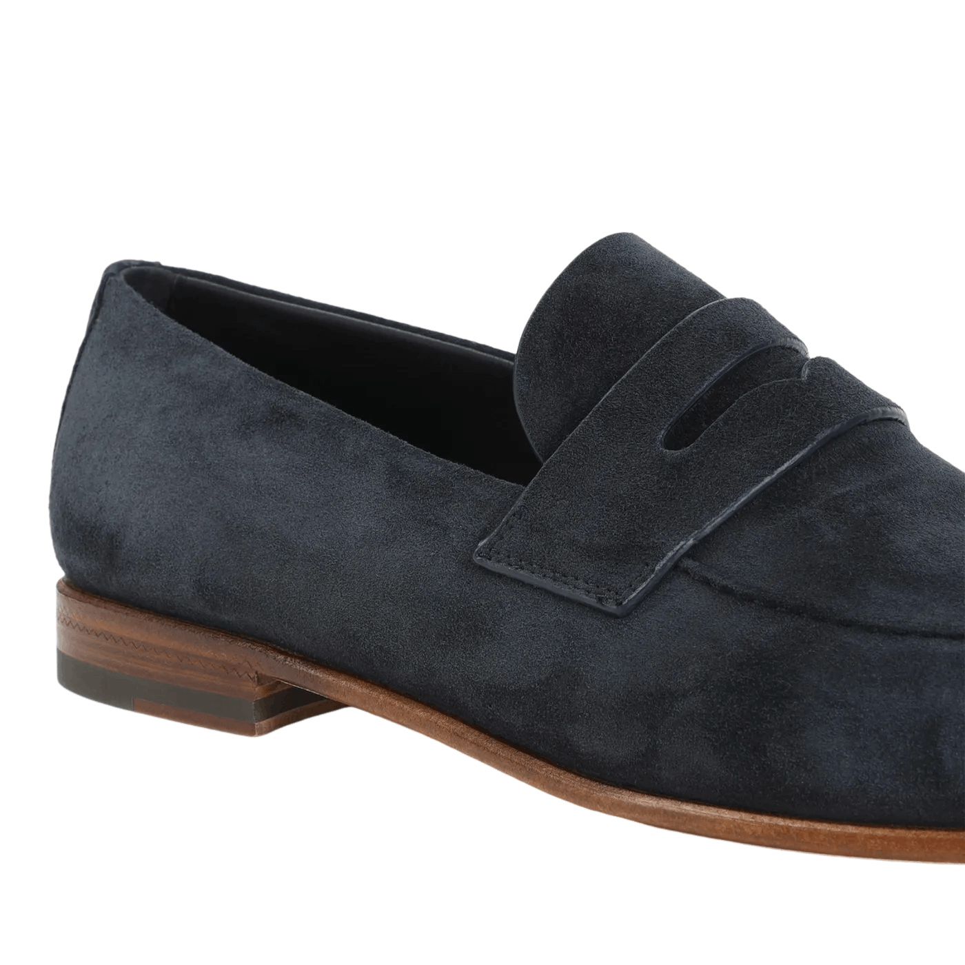 Giorgio Armani Blue Suede Loafers New & Authentic