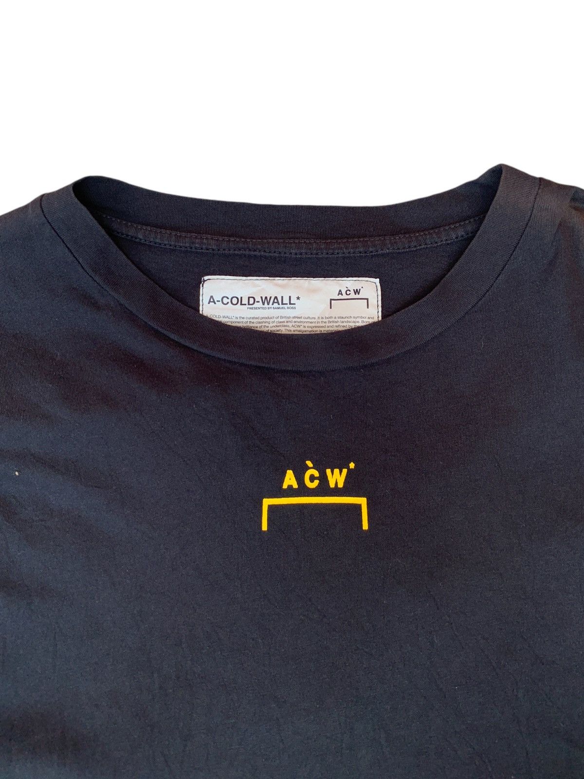 A-COLD-WALL* ACW long sleeve bracket logo tee Size US S / EU 44-46 / 1 - 5 Thumbnail