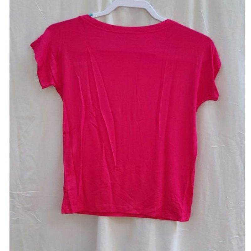 Handmade Copacabana Rio Brazil Hot Pink Short Sleeve shirt size large Size L / US 10 / IT 46 - 3 Thumbnail