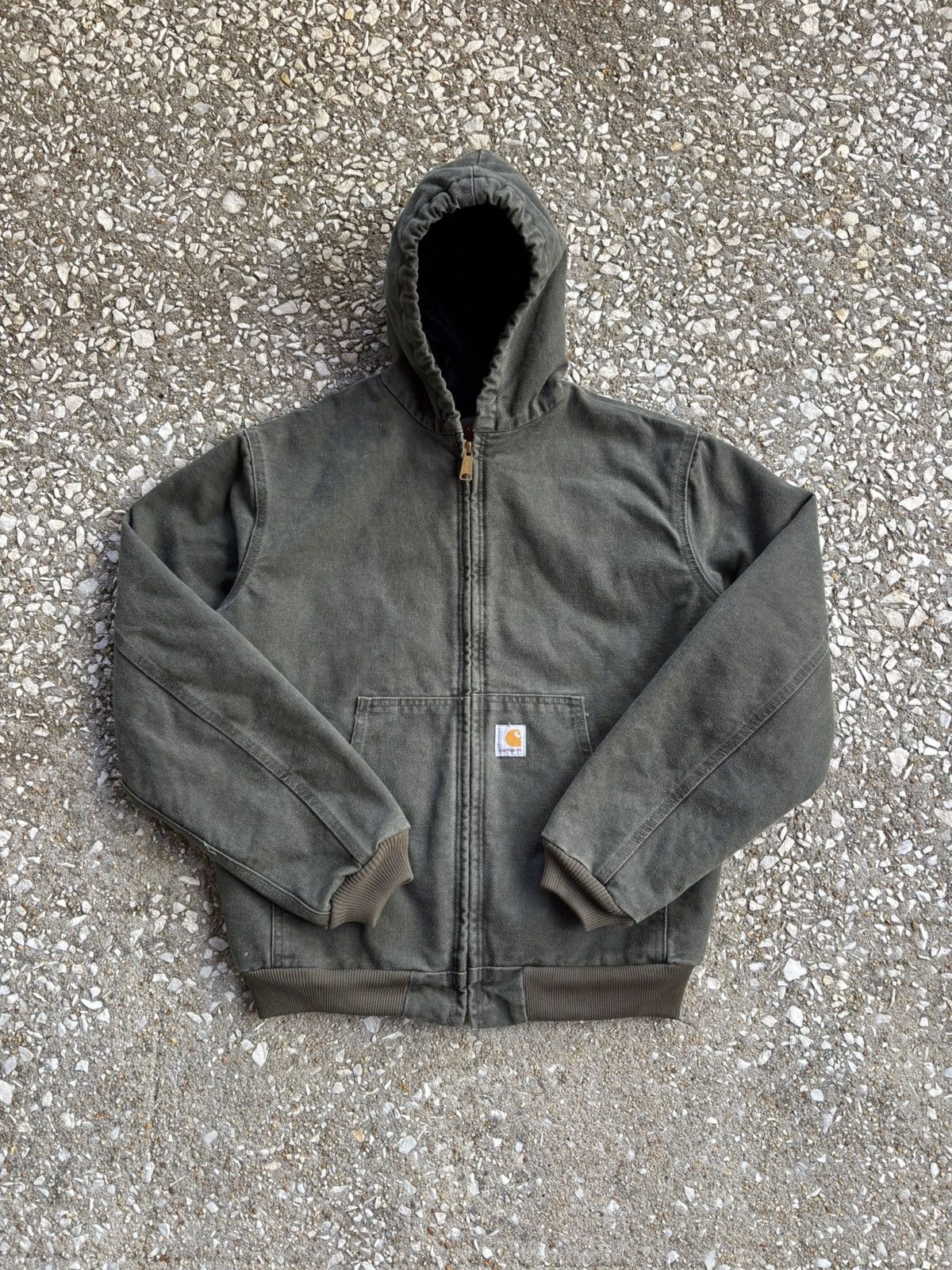 Carhartt Vintage Moss Green Carhatt Active Jacket Green Carhartt Size US S / EU 44-46 / 1 - 1 Thumbnail