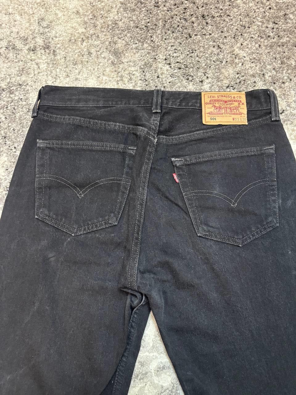 Levi's Vintage Levi’s 501 Black Denim Made in USA 1996 Jeans W33L36 Size US 33 - 10 Thumbnail
