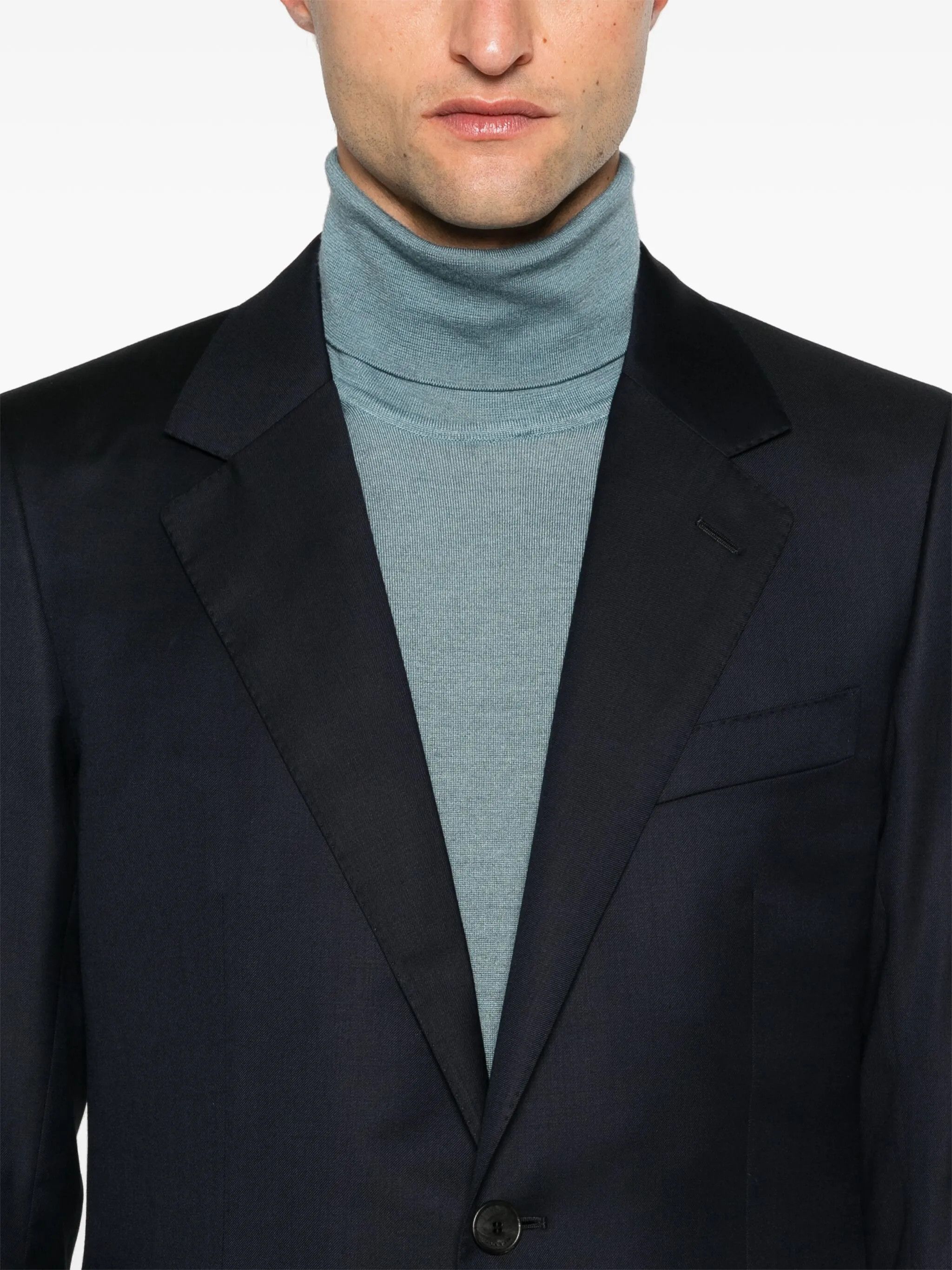 Lanvin o1y0125 Blazer in Midnight Blue Size US M / EU 48-50 / 2 - 5 Thumbnail