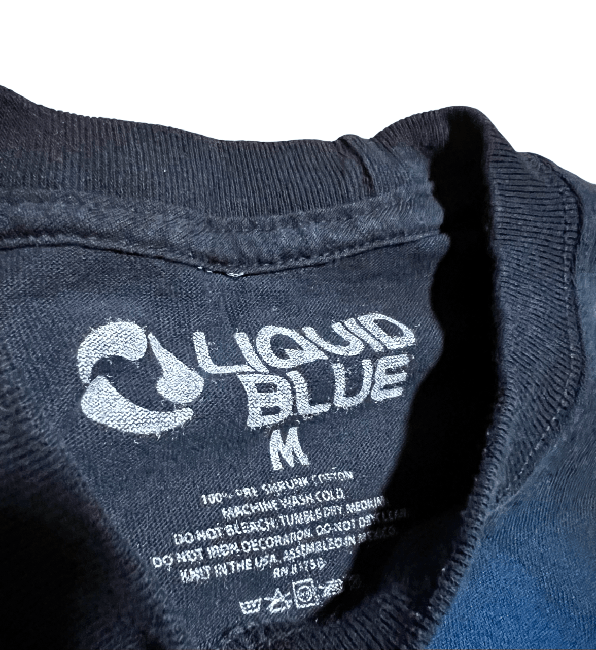 Pink Floyd Pink Floyd Dark Side of The Moon Liquid Blue Vintage T-Shirt Size US M / EU 48-50 / 2 - 4 Thumbnail