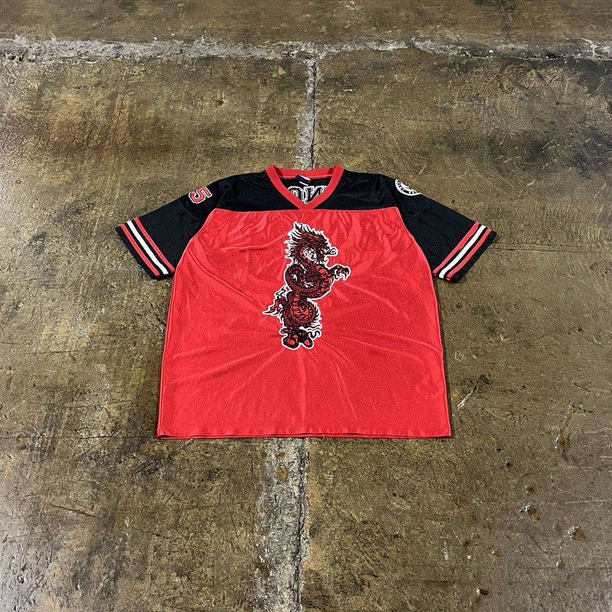 JNCO × Vintage Crazy Y2K JNCO Dragon Jersey Vintage Grunge Goth Skater XL Size US XL / EU 56 / 4 - 1 Thumbnail