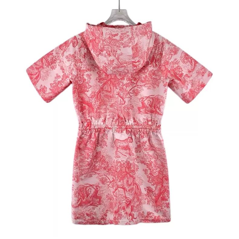 Dior Dior Pink animal jungle print series hooded drawstring sem Size XS / US 0-2 / IT 36-38 - 2 Thumbnail