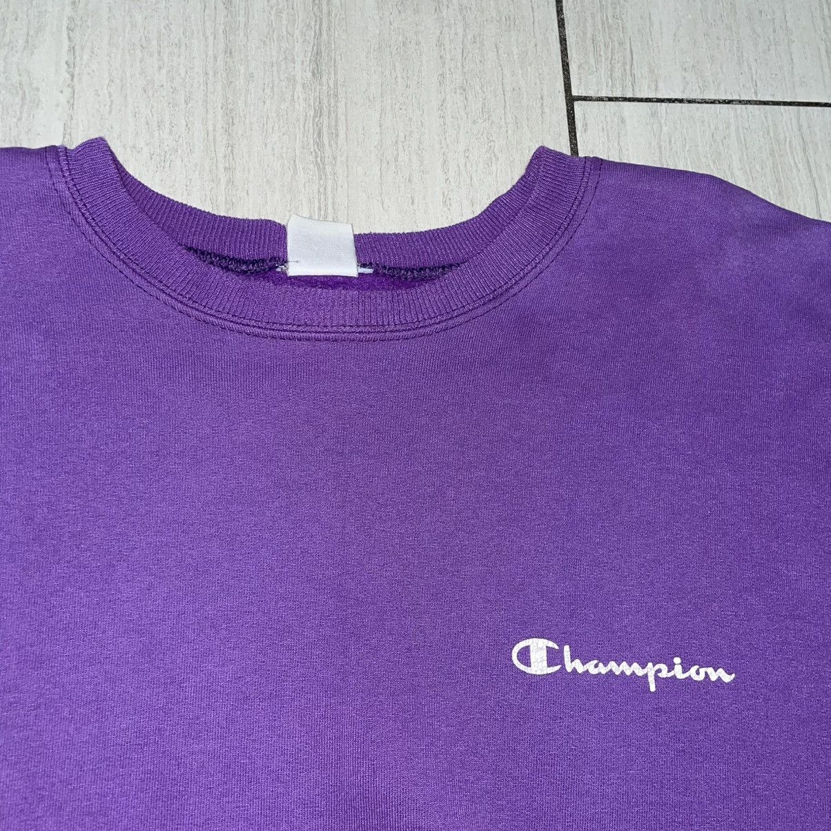 Champion Vintage Champion Purple Crewneck Size US L / EU 52-54 / 3 - 3 Thumbnail