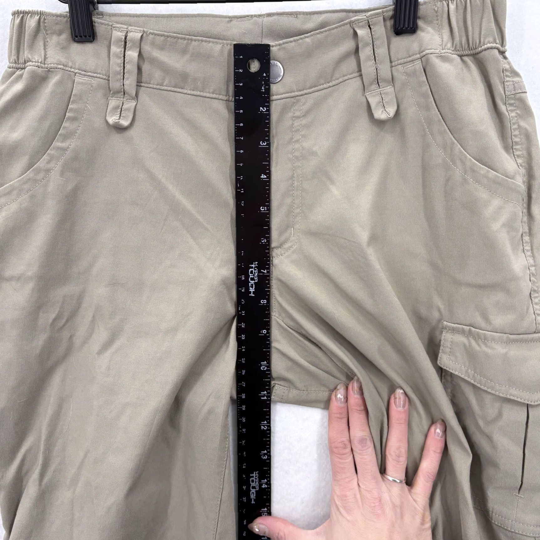 Duluth Trading Company Duluth Pants Womens 6x29 Beige Stretch Convertible Bootcut Flex Dry on the Fly Size 28" / US 6 / IT 42 - 7 Thumbnail