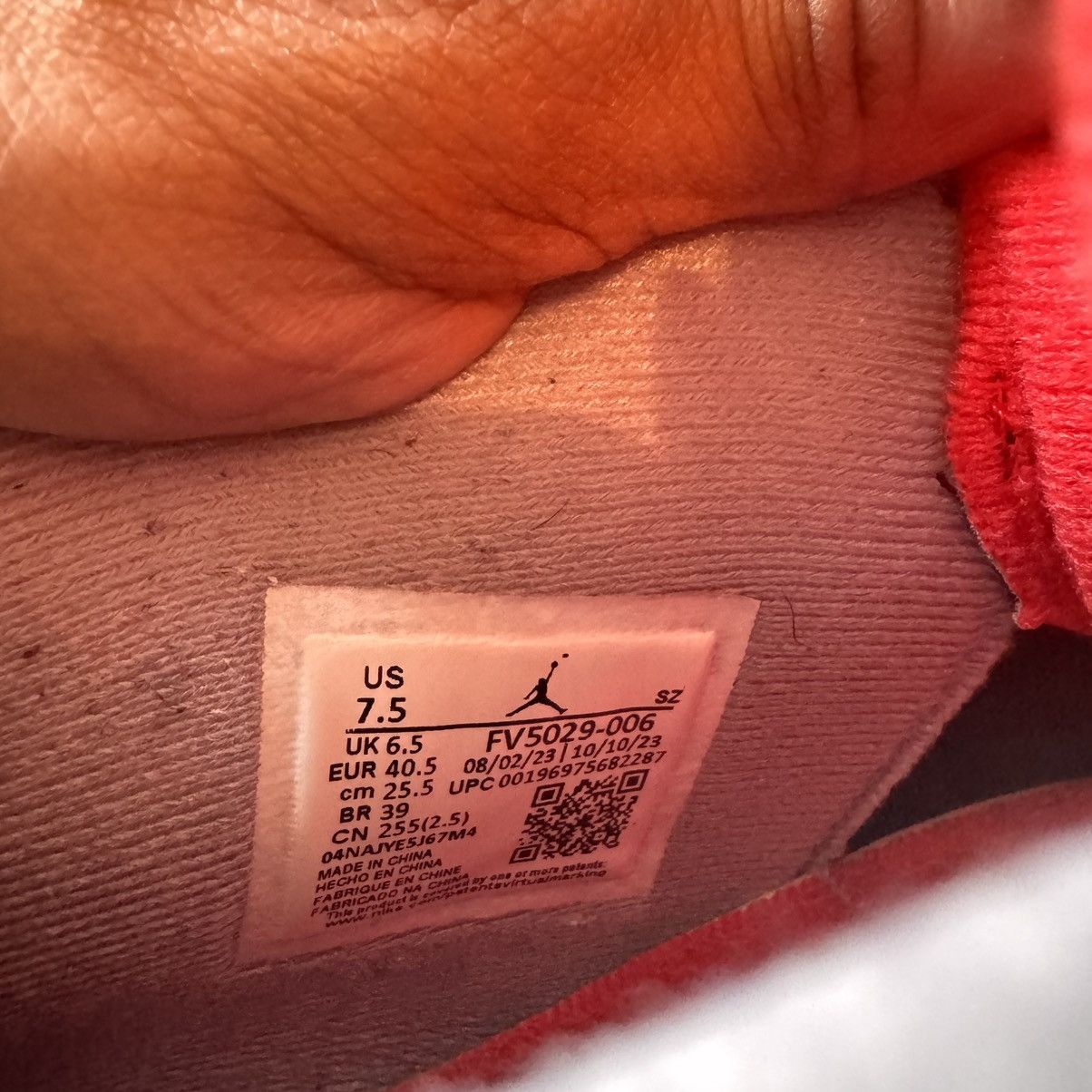 Jordan Brand Jordan 4 bred reimagined Size US 7.5 / EU 40-41 - 7 Thumbnail