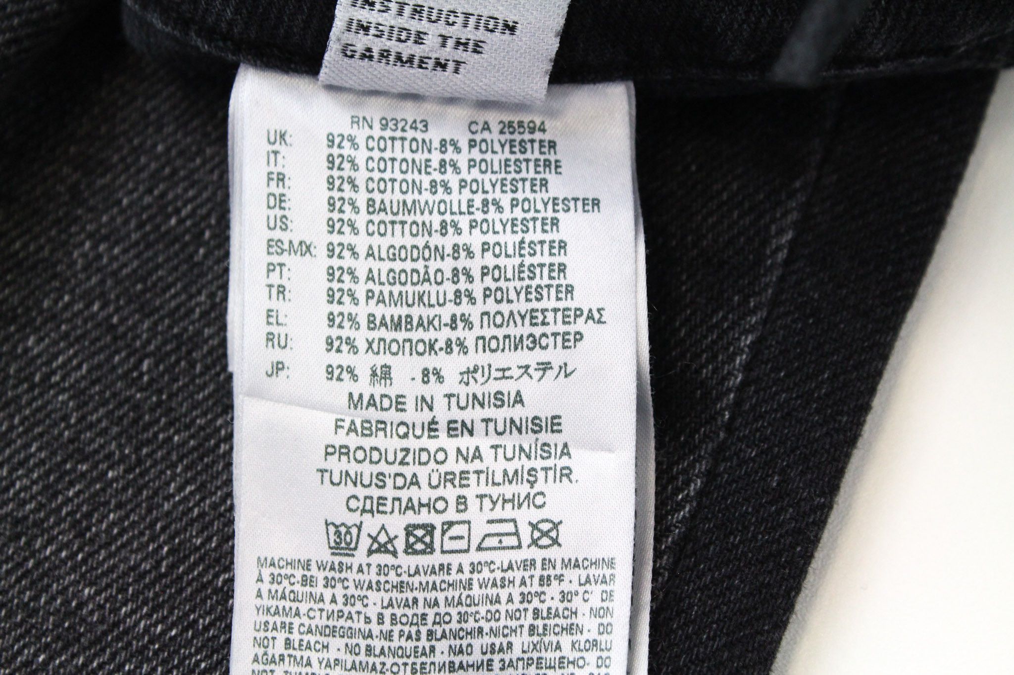 Diesel D-EARLIE 080AP W26/L32 Dark Grey Cropped Jeans 69497 Size 26" / US 2 / IT 38 - 9 Thumbnail