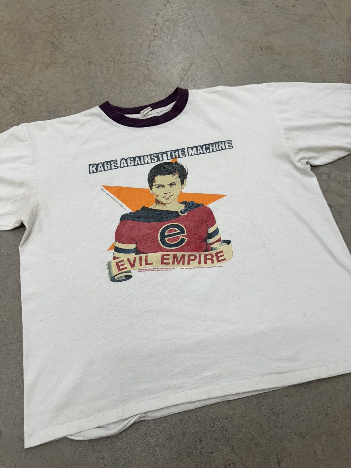 Vintage Vintage Rage Against The Machine Evil Empire Boxy Shirt