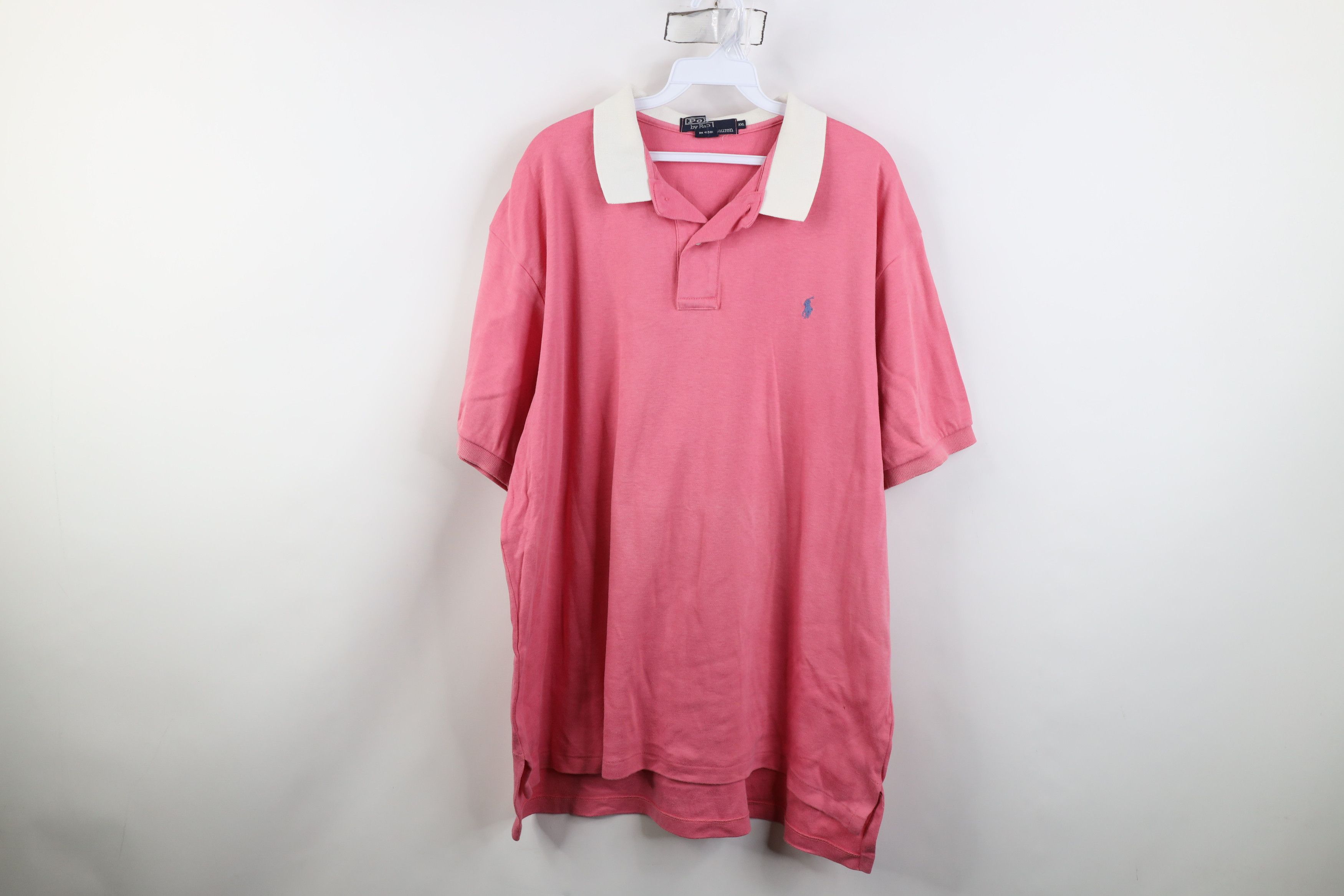 Ralph Lauren Vintage 90s Ralph Lauren Soft Cotton Knit Golf Polo USA Size US XXL / EU 58 / 5 - 1 Thumbnail