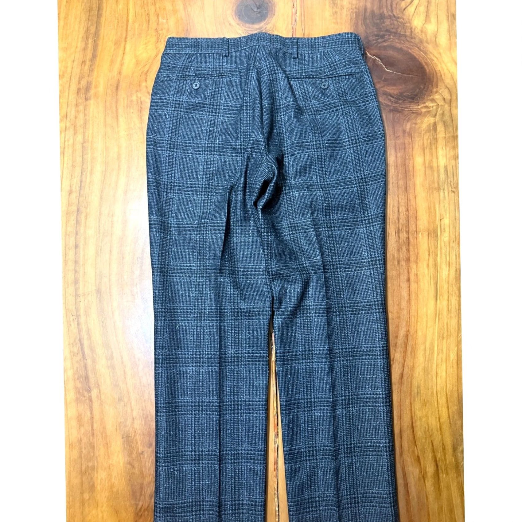 Brooks Brothers Brooks Brothers Red Fleece Dress Pants Men 32 Regular Inseam 30 Gray Wool Plaid Straight ZZ1 Size US 32 / EU 48 - 7 Thumbnail