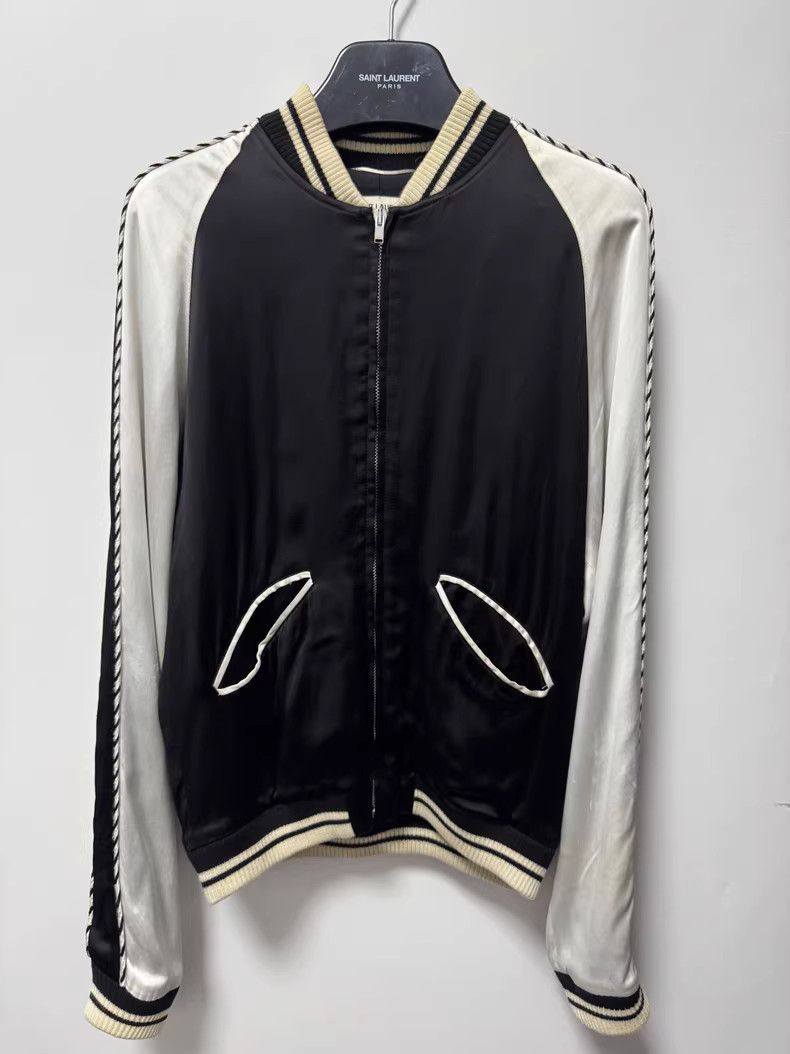 Saint Laurent Paris Saint Laurent 14ss blood tooth silk jacket Size US S / EU 44-46 / 1 - 3 Thumbnail