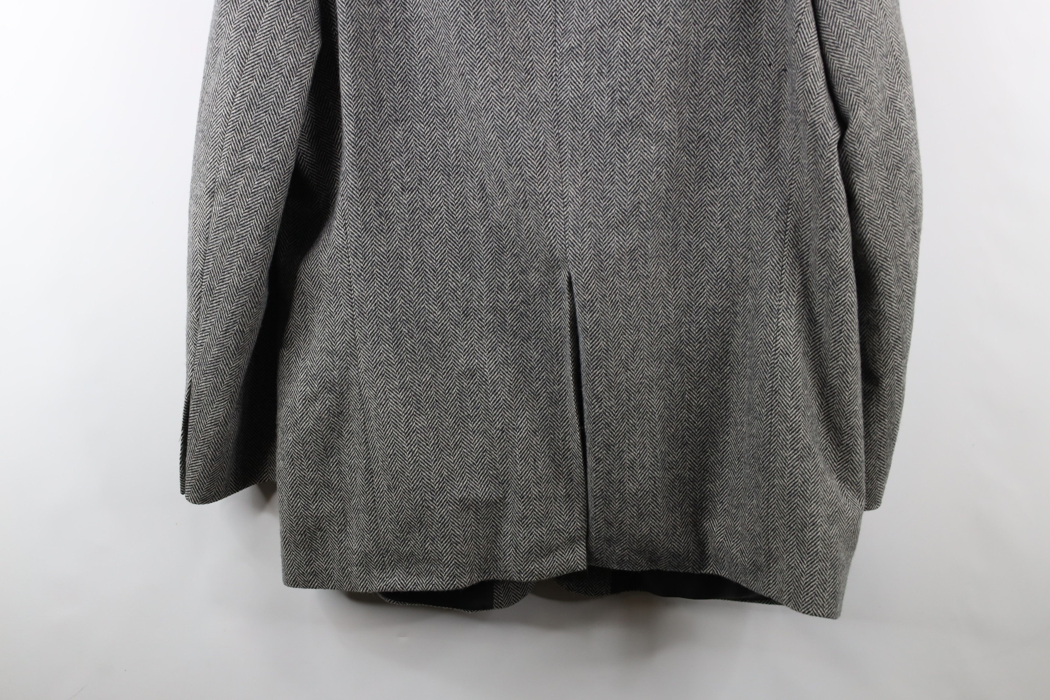 Vintage Vintage 90s Streetwear Herringbone Coat Blazer Jacket USA Size US XL / EU 56 / 4 - 16 Thumbnail