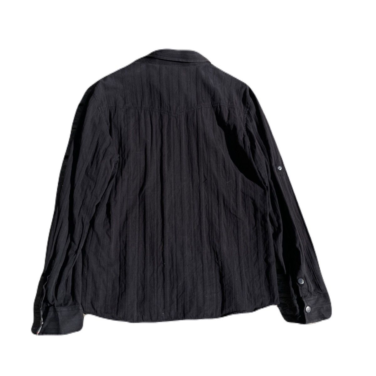 If Six Was Nine 2000s Japanese archive Vkei Zip Gimmic Belted Shirts Y2K Size US S / EU 44-46 / 1 - 4 Thumbnail