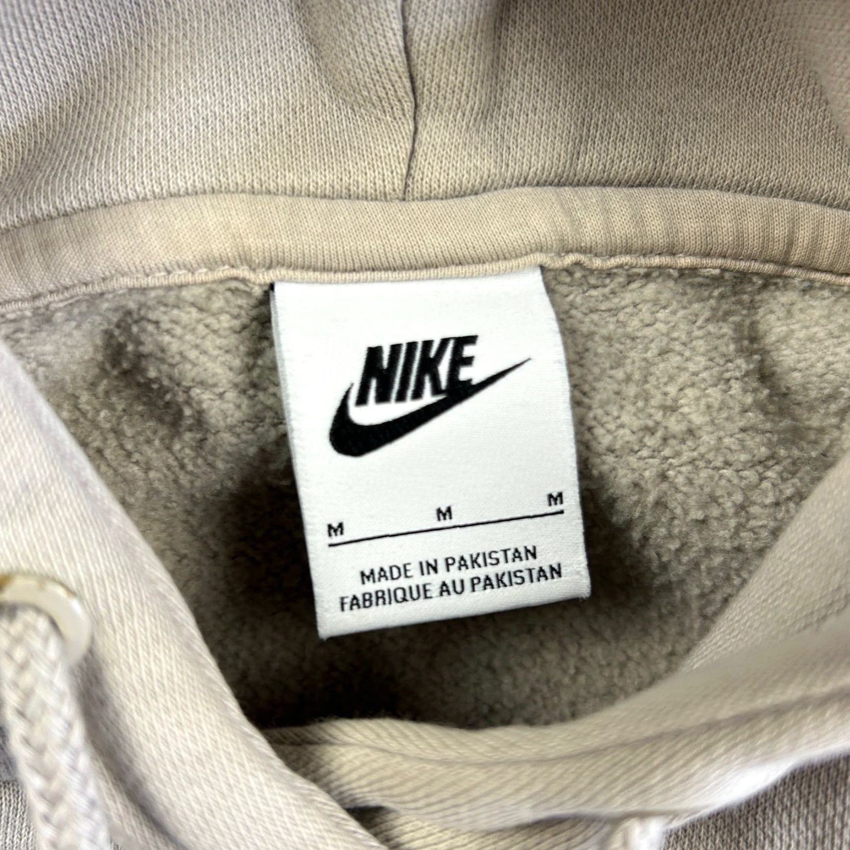 Nike VINTAGE Nike Hoodie Center Swoosh Boxy Fit Drop Shoulder Gray M Womens Sweater Size M / US 6-8 / IT 42-44 - 4 Thumbnail