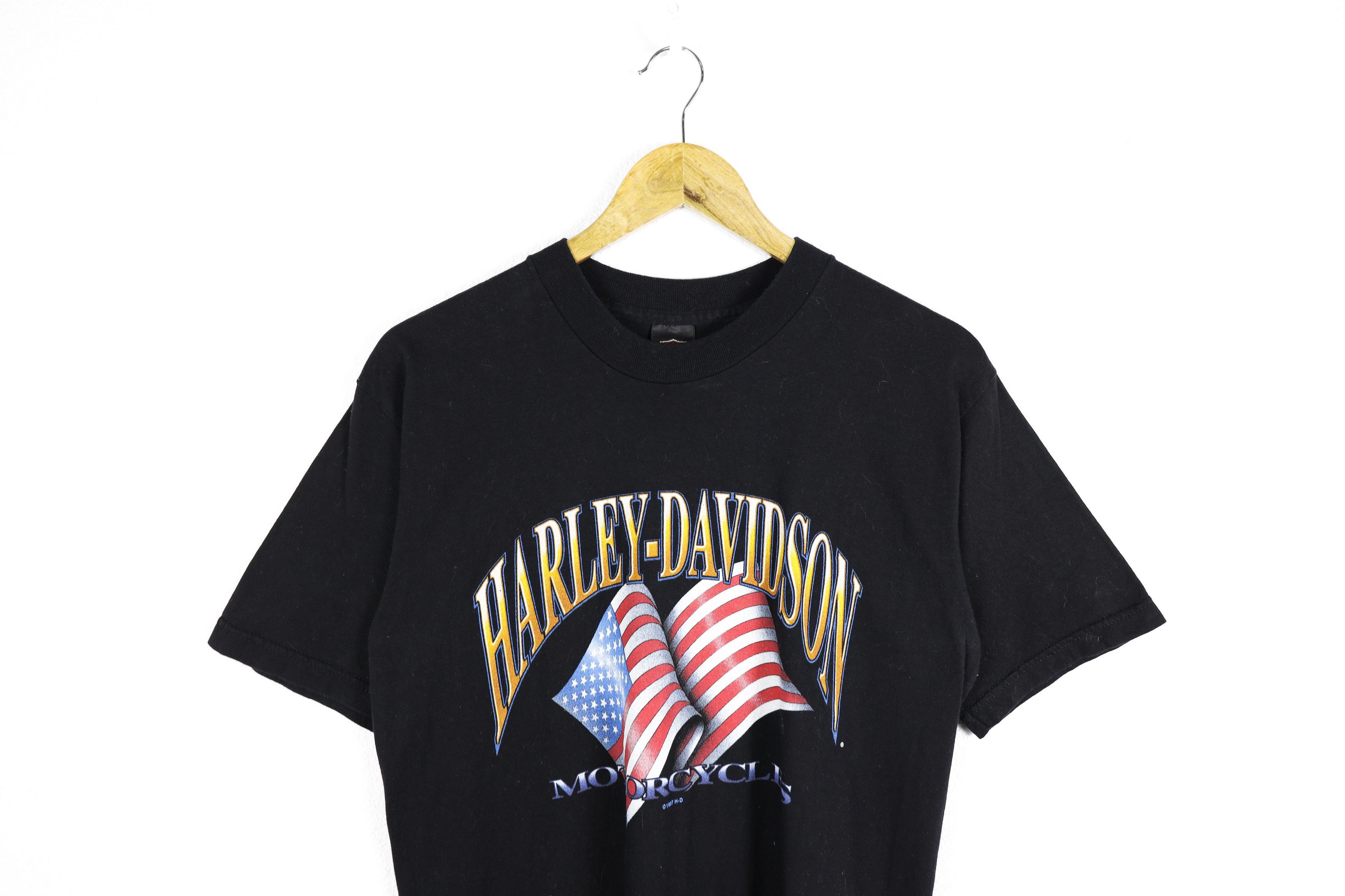 Harley Davidson × West Coast Choppers Vintage Harley Davidson 1997 Graphic Print Tee T-shirt Size US M / EU 48-50 / 2 - 2 Thumbnail