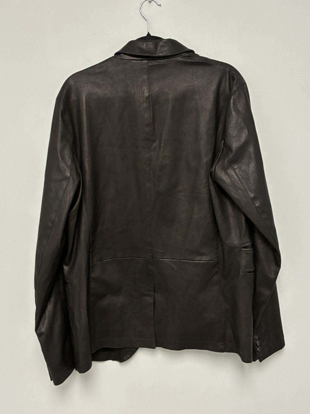 Neil Barrett Black Leather Jacket Size XL Size US XL / EU 56 / 4 - 3 Thumbnail