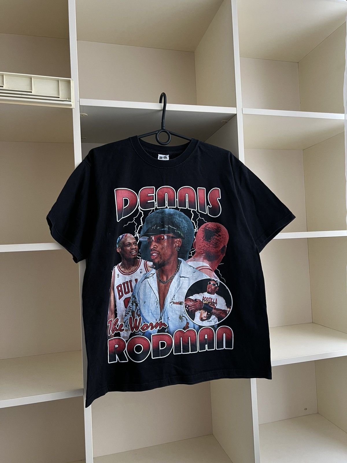 Vintage Vintage Dennis Rodman T-Shirt Basketball NBA Player Size M Size US M / EU 48-50 / 2 - 4 Thumbnail