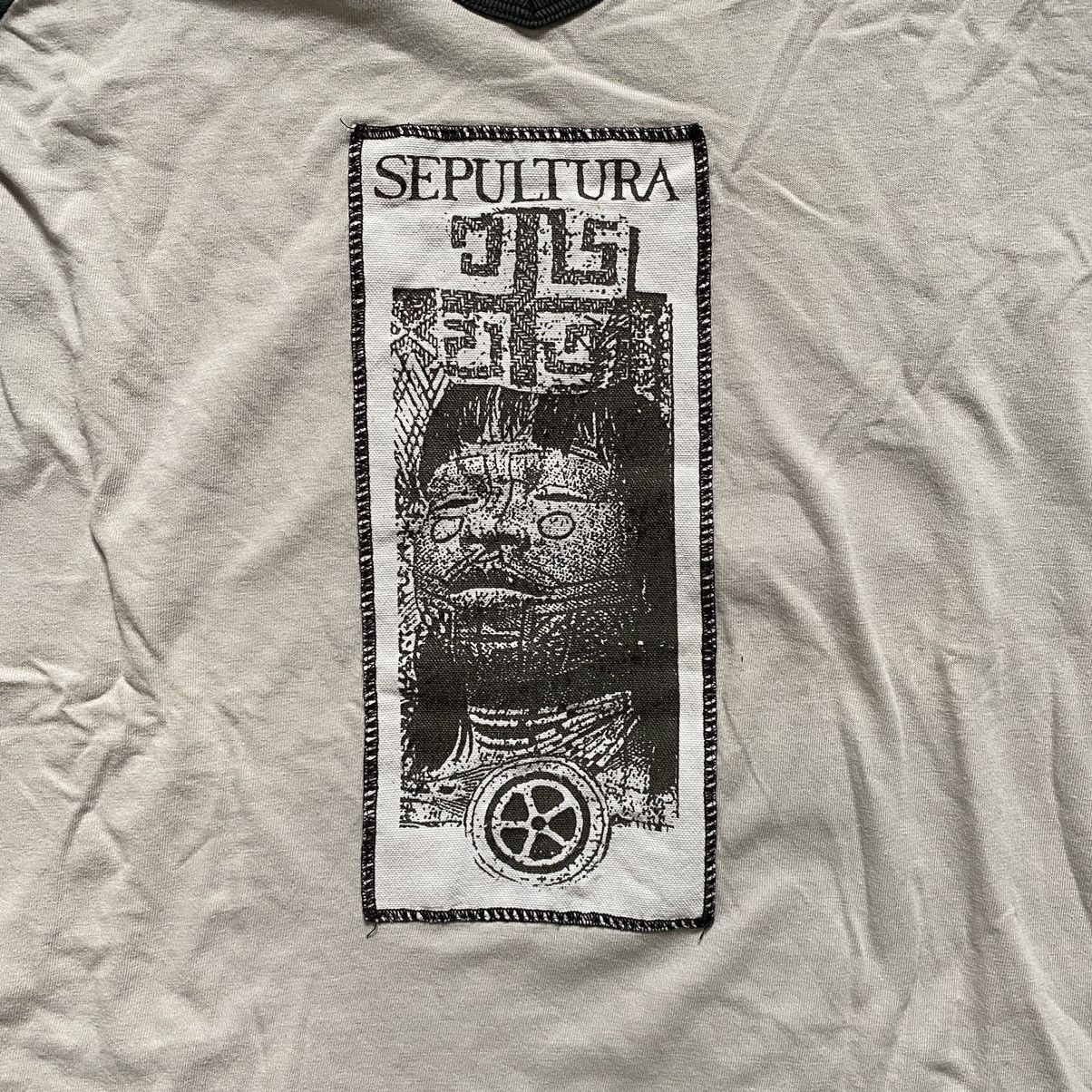 Band Tees × Vintage VINTAGE 90S SEPULTURA ROOTS RARE BAND TEE Size US L / EU 52-54 / 3 - 5 Thumbnail