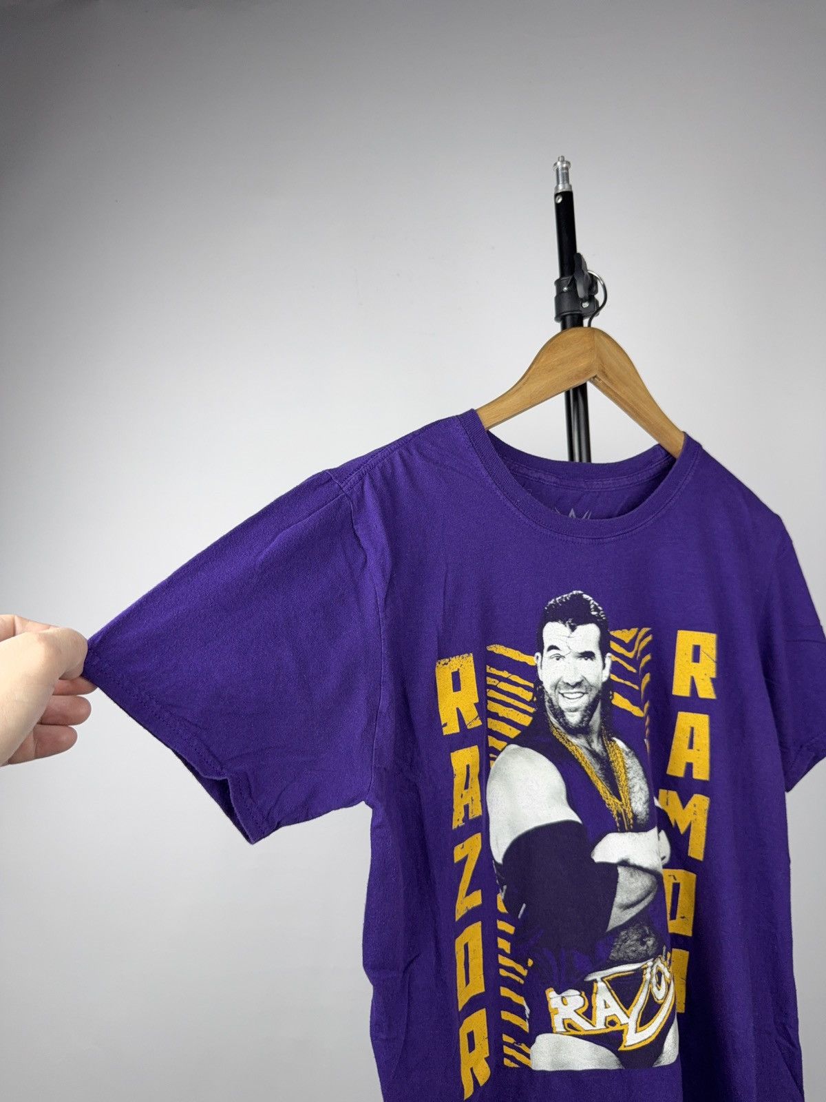 WWE 2020 WWE Razor Ramon Scott Hall Graphic Tee Wrestling Legend Size US M / EU 48-50 / 2 - 3 Thumbnail