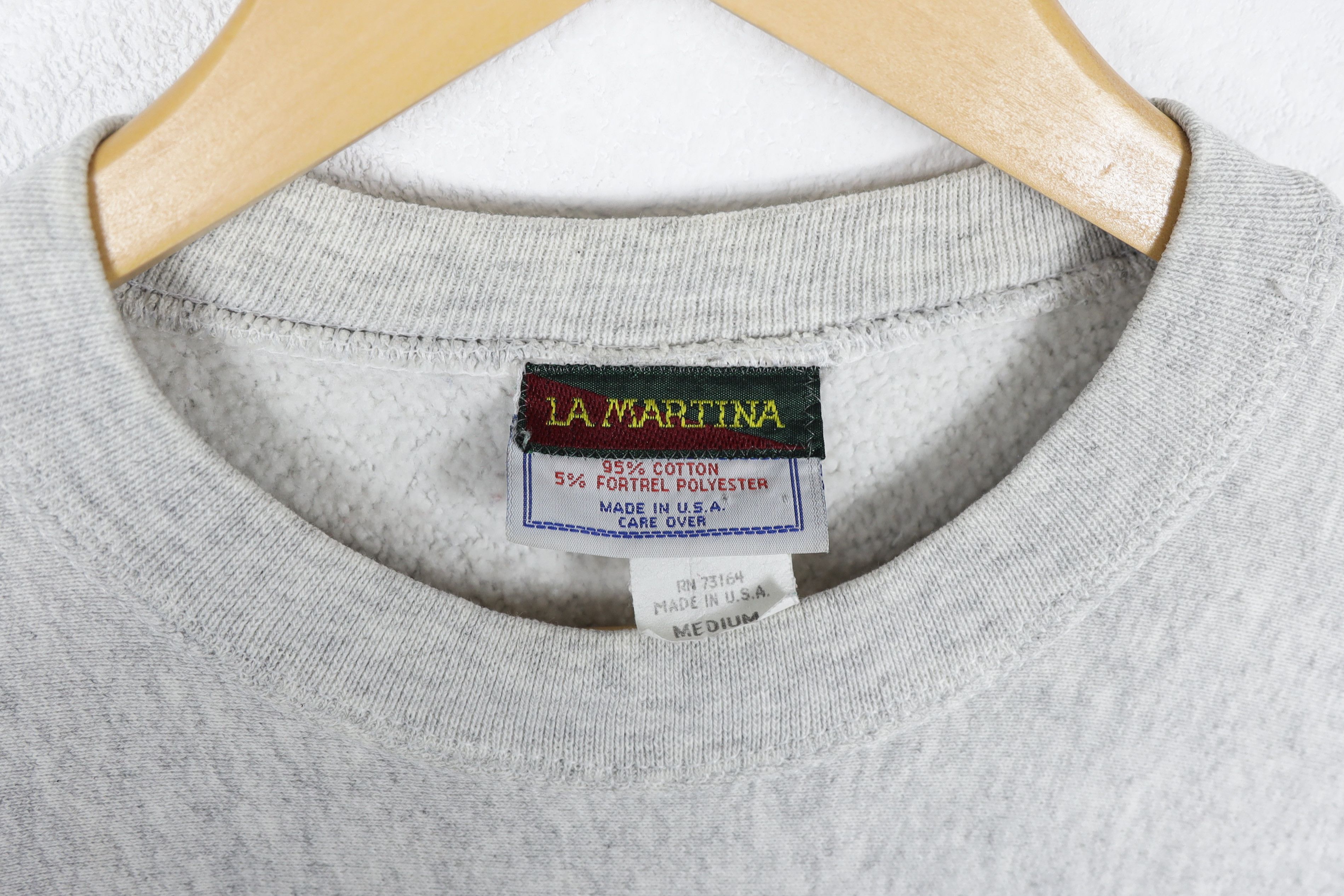 La Martina × Vintage Vintage La Martina Polo Gear USA Made Heavyweight Sweatshirt Size US M / EU 48-50 / 2 - 6 Thumbnail