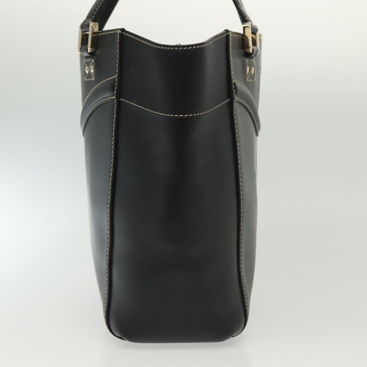 Gucci GUCCI Tote Bag Leather Gold Black Size ONE SIZE - 6 Thumbnail