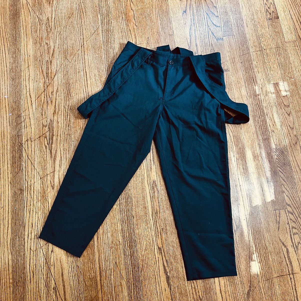 Comme des Garcons Black Cdg Black Strap Pants Size US 34 / EU 50 - 1 Thumbnail