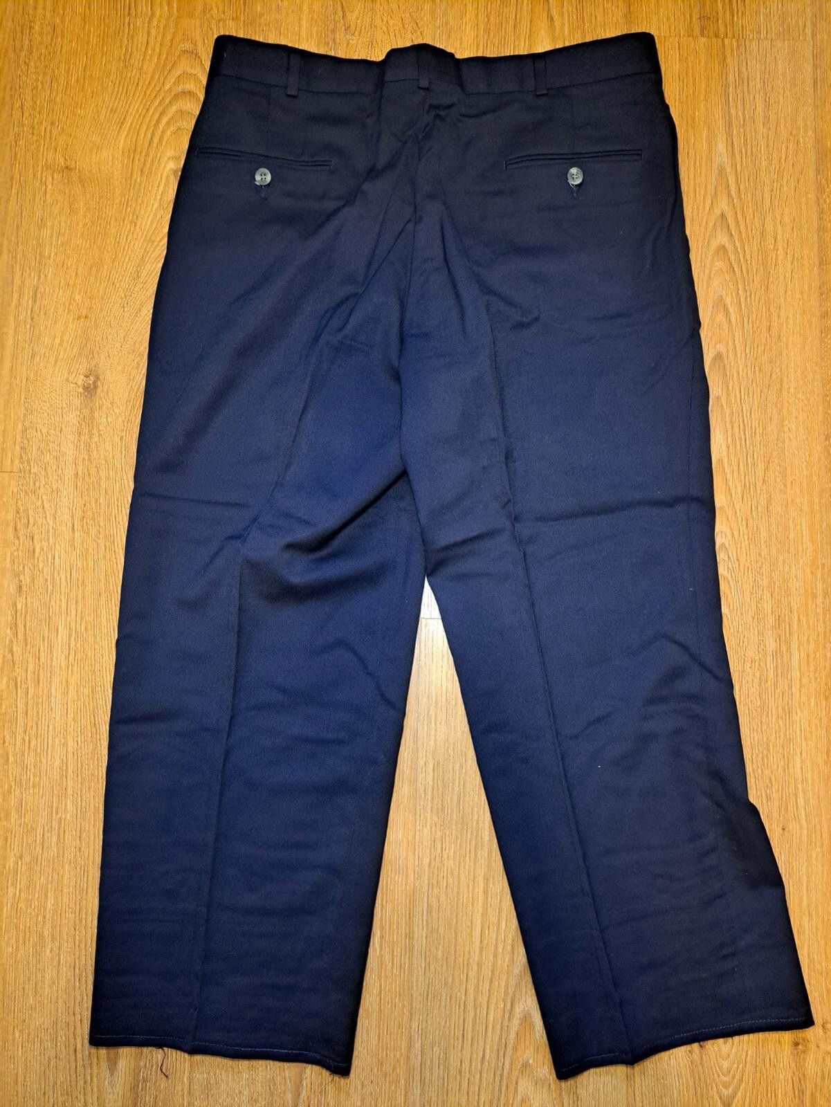Dockers Slates Dockers Suit Pants 34x29 Navy Wool Stain Defender Size US 34 / EU 50 - 6 Thumbnail