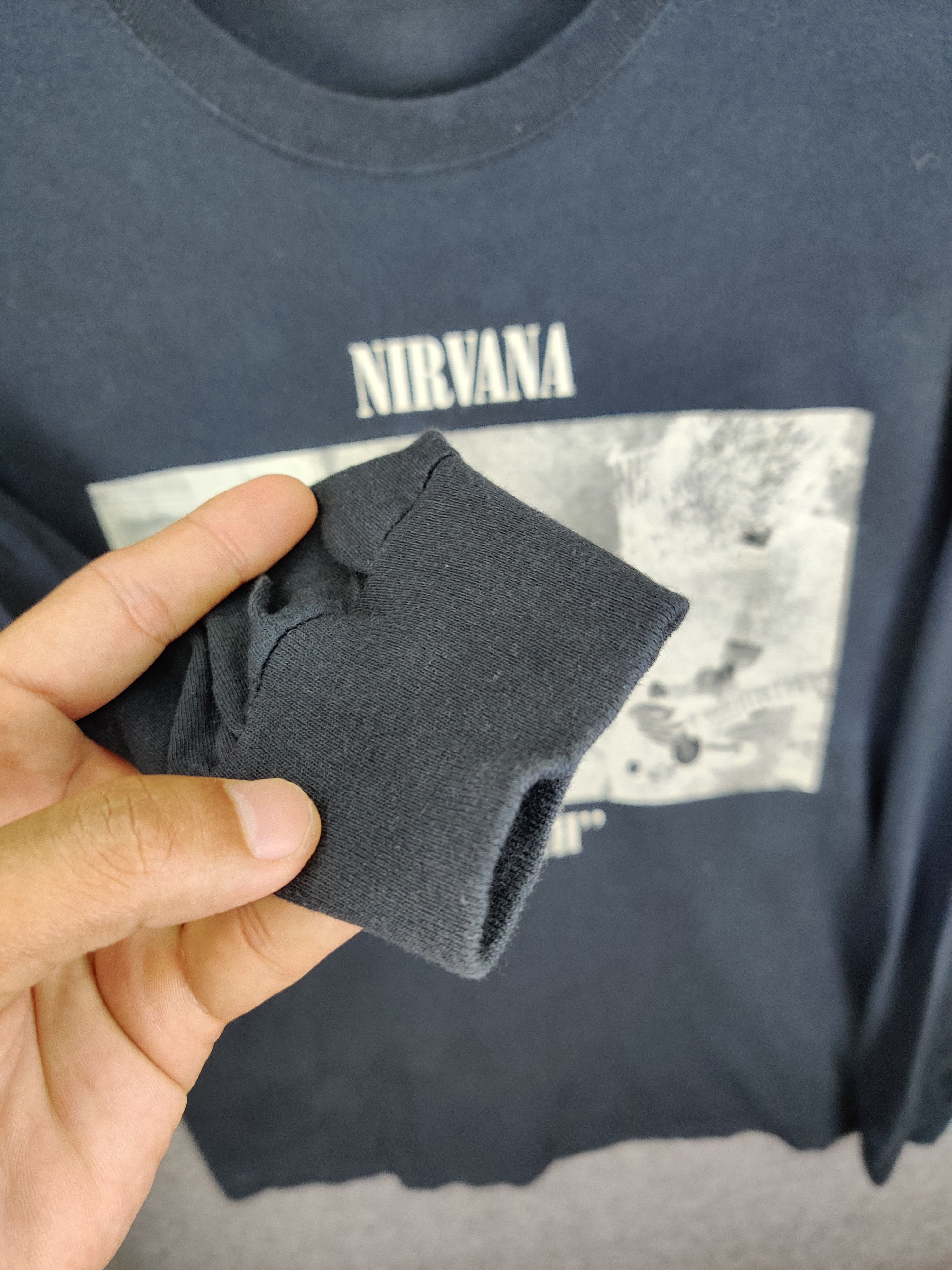 Band Tees Vintage Nirvana Bleach Band Long Sleeve Tshirt Size US XL / EU 56 / 4 - 5 Thumbnail