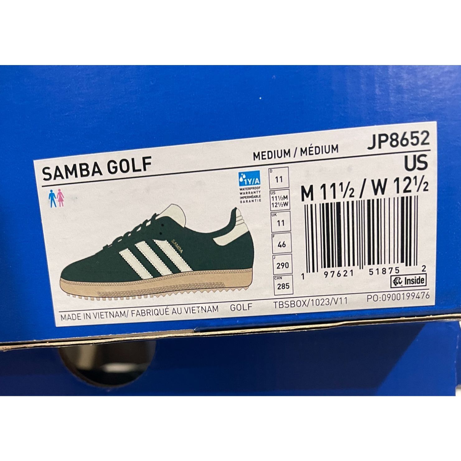 Adidas Adidas Samba Golf Shoes Spikeless Green Gum Mens 11.5us Size US 11.5 / EU 44-45 - 9 Thumbnail