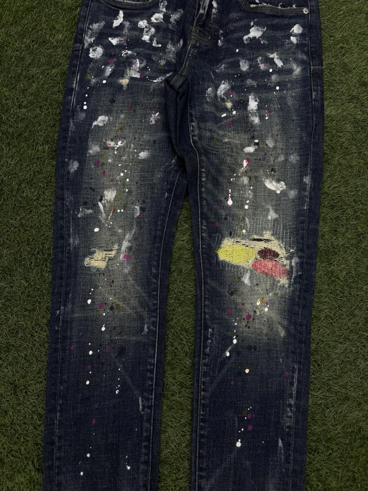 Purple Brand Purple Brand Jeans Men (29) Slim Fit Paint Splatter Size US 29 - 3 Thumbnail