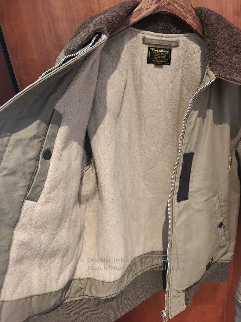 Neighborhood Neighborhood Military Collar Flight Jacket Cotton Coat Size US L / EU 52-54 / 3 - 6 Thumbnail