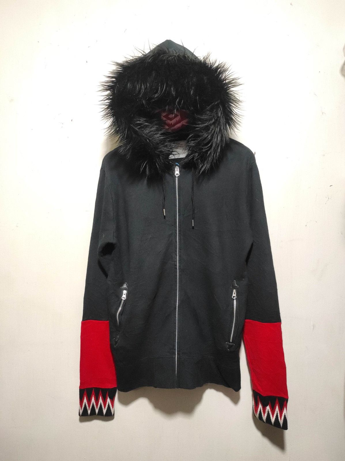 Japanese Brand Whiz Limited Zipper fur hoodie LGab style Size US L / EU 52-54 / 3 - 2 Thumbnail