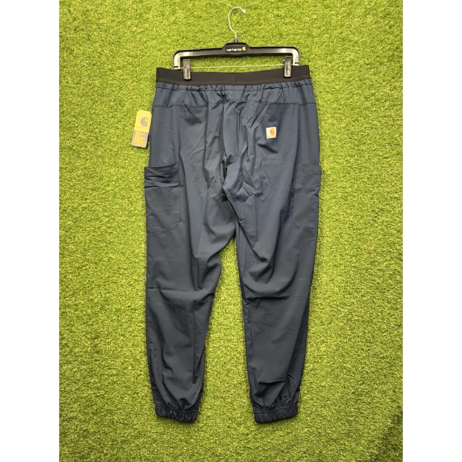 Carhartt Carhartt Force Sweatpants Womens Large Modern Fit Twill Joggers MP4106-W NWT Blue Polyester Spandex Size 36" / US 14 / IT 50 - 2 Thumbnail