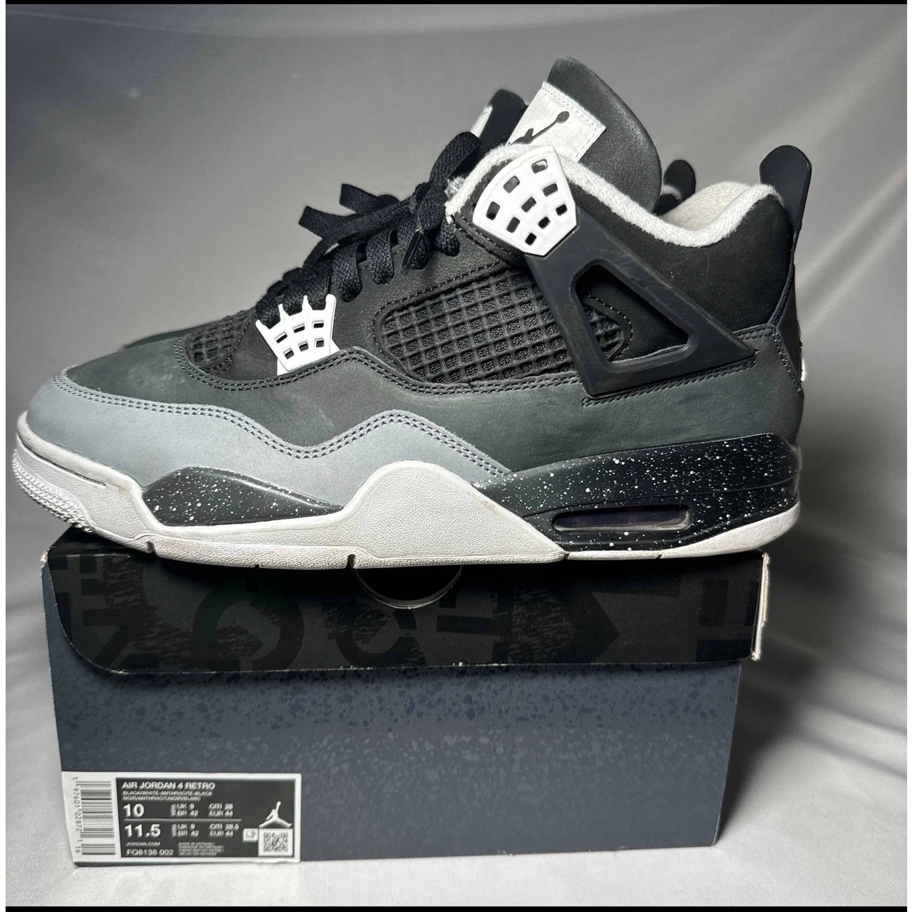 Jordan Brand × Nike Size 10 - Nike Air Jordan 4 Retro Fear 2024 Men's Shoes Size US 10 / EU 43 - 8 Thumbnail