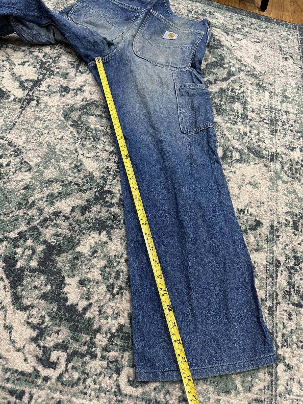 Carhartt Vintage Carhartt Carpenter Denim Baggy Single Knee Work Pant Size US 29 - 17 Thumbnail