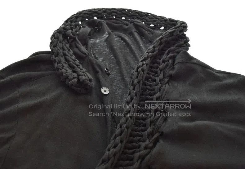 Yohji Yamamoto YOHJI YAMAMOTO Asymmetric Open Sweater. Size US S / EU 44-46 / 1 - 3 Thumbnail