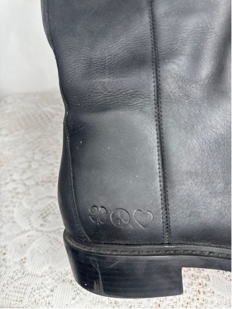 Lucky Brand Lucky Brand Quinn3 black leather knee high zip up boots sz 7 Size US 7 / IT 37 - 2 Thumbnail
