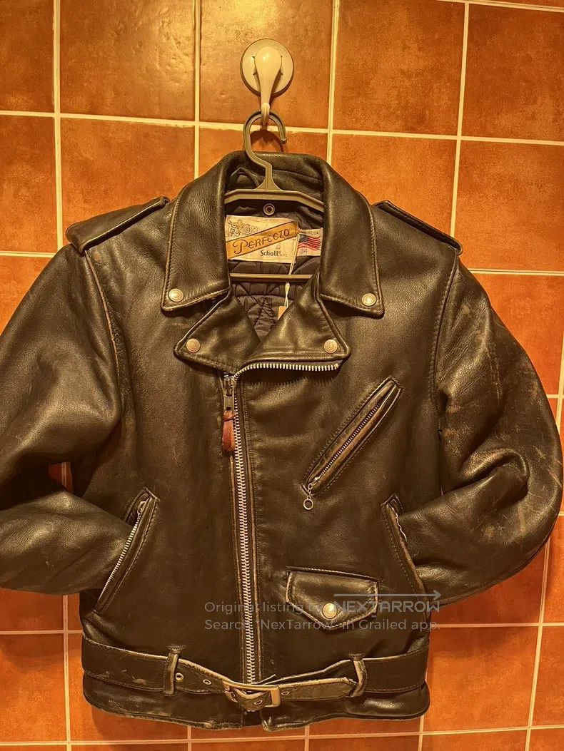 Schott Schott Motorcycle leather coat Size US S / EU 44-46 / 1 - 1 Thumbnail